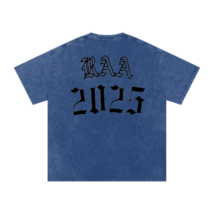 RAA Snow Washed Oversized Cotton T-Shirt