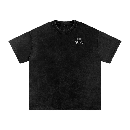 RAA Snow Washed Oversized Cotton T-Shirt