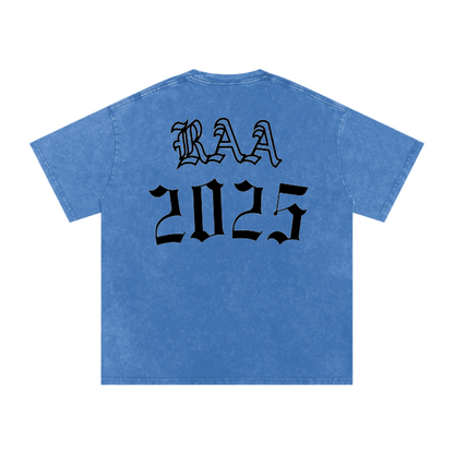 RAA Snow Washed Oversized Cotton T-Shirt