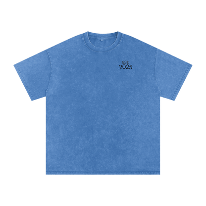 RAA Snow Washed Oversized Cotton T-Shirt