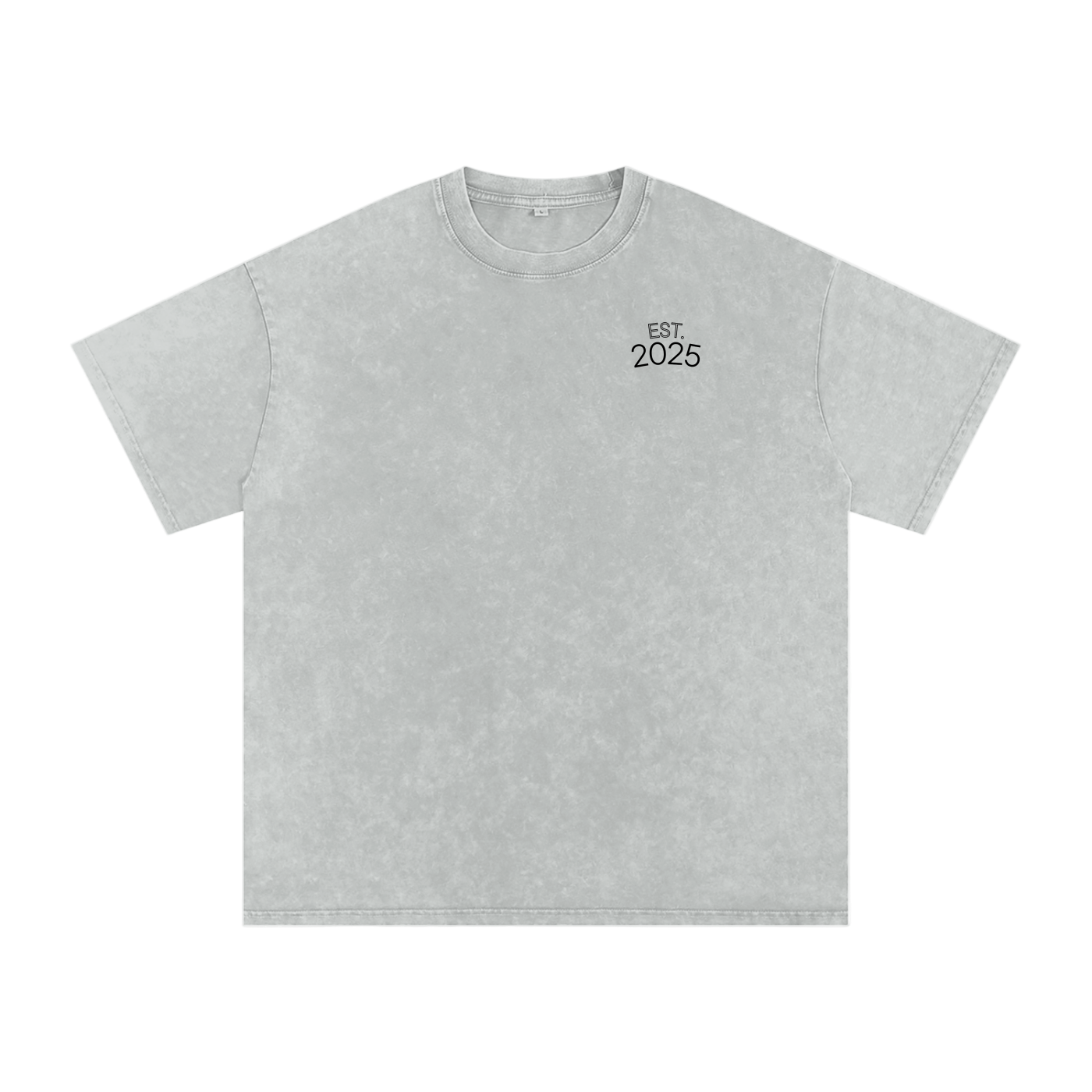 RAA Snow Washed Oversized Cotton T-Shirt