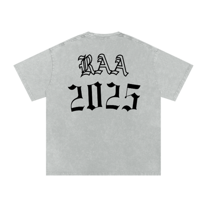 RAA Snow Washed Oversized Cotton T-Shirt
